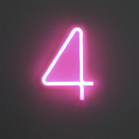 

Tiezhimi LED Letter Lights Light Up Letters Standing Hanging Pink Light