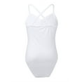thumbnail image 3 of DPOIS Kids Girls Ballet Dance Leotard Gymnastics Bodysuit White 3-4, 3 of 5