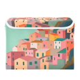 thumbnail image 7 of Yayeee Collapsible Storage Bin with Lid Fabric Closet Decorative Basket with Handles, Cityscape Painting, 7 of 7
