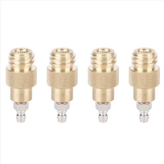 4X Adaptador de Soda, Accesorios de Conector de Adaptador de Agua de Soda de LatóN con Rosca Macho TR21-4 para Club