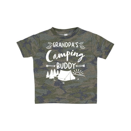 

Inktastic Grandpas Camping Buddy Gift Toddler Boy or Toddler Girl T-Shirt