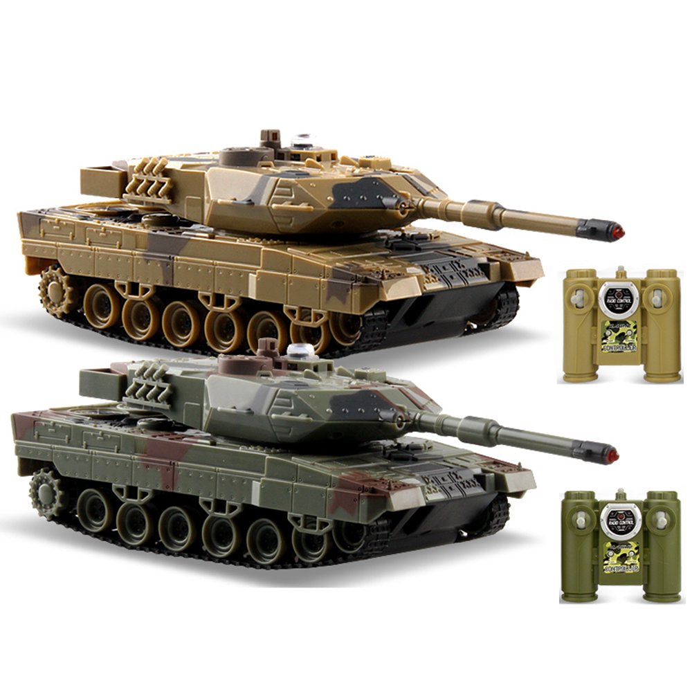 POCO DIVO 2Set Infrared Battling Tanks M1A2 Abrams RC US Battle Tank 2