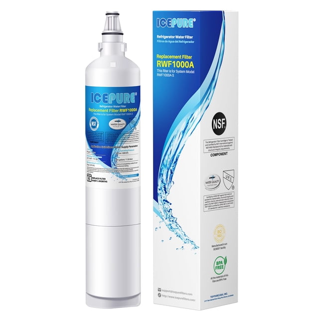 Reemplazo del filtro de agua ICEPURE RWF1000A del refrigerador