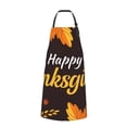 thumbnail image 2 of Picia Happy Thanksgiving 1 Waterproof Apron for Unisex Adult - Adjustable Bib Apron with Pockets, Ideal for Cooking, Gardening, Painting, and Household Chores, 2 of 9