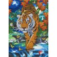 thumbnail image 1 of Cuadros Decorativos Mosaico en forma especial DIY 5D Animal Tigre diamante pintura dibujo Kit arte decoración Ehuebsd Nuevos Originales, 1 of 8