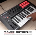 thumbnail image 4 of M-Audio Oxygen 25 V - Teclado controlador MIDI USB de 25 teclas con Beat Pads, modos Smart Chord y S, 4 of 15