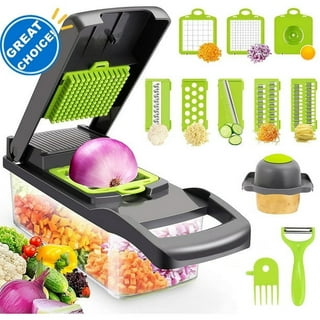 Crank Chop Food Chopper and Processor XL - Chop Dice Puree Vegetables Onions Tomatoes Garlic Meats and Nuts in Just Seconds for Delicious Meals 