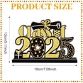 thumbnail image 3 of HUASHENG 4 Pcs 2025 Graduation Decorations Class Of 2025 Congrats Grad Centerpieces Congratulate Graduation Table Toppers For High School College Graduation (), 3 of 5