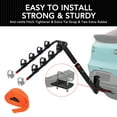 thumbnail image 4 of AKDSteel 4 Bike Hitch Rack, Heavy-Duty Foldable Steel Bicycle Rack with Hitch and Anti-Rattle Straps, 2" Receiver Compatible, Easy to Assemble & Use, Bike Rack for SUV, Car, Truck, 4 of 7