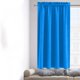 thumbnail image 4 of Uuiauoio Blackout Curtain Panel Solid Color Silk Like Fabric Thermal Insulated Energy Saving Window Drapes for Bedroom Kitchen Style Home Decor, 4 of 5