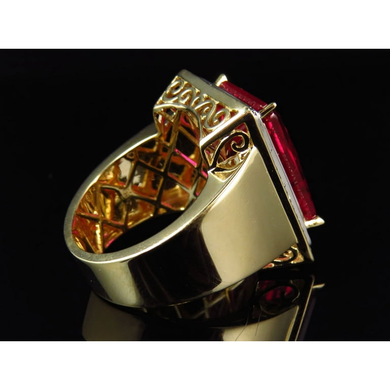 Mens ruby pinky ring deals