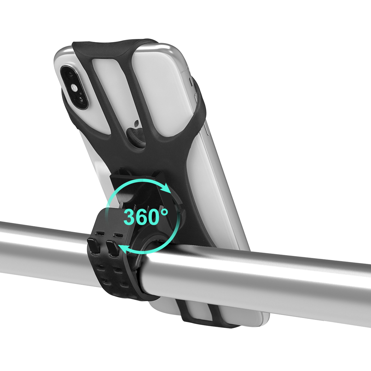 Minthouz Bike & Motorcycle Phone Mount, Detachable 360° Rotation Bike
