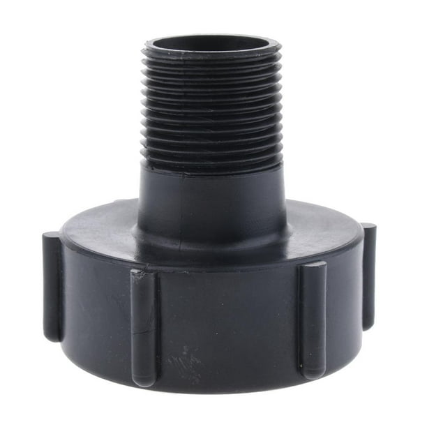 tv zanger lepel IBC Tote Adapter Connector IBC Tank Container Fitting for Hose, 2 inch  Coarse Thread to 1 inch Male Fine Thread - Walmart.com