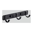 thumbnail image 1 of 1 perchero de pared, ganchos de aluminio para colgar en la pared, gancho de pared negro, percheros de baño fuertes para dormitorio, cocina, ropa, toalla, sombrero (, 1 of 5