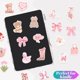 thumbnail image 5 of Stickers Grewgty 100 piezas moño rosa de vinilo impermeable, 5 of 9