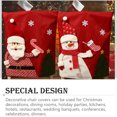 thumbnail image 3 of serony Xmas Decor Chair Cover Dining Table Case Home Hotel Decal Cute Design Dustproof Household Accessories Multiple Patterns New Year Elder Pattern, 3 of 9