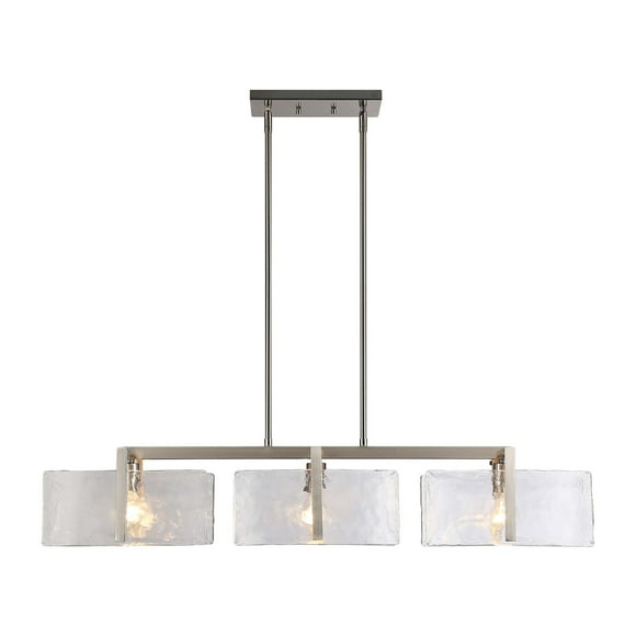 Golden Lighting 3164-Lp Hwg Aenon 3 Light 9" Wide Linear Pendant - Grey