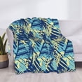 thumbnail image 3 of Fotbe Hawaiian Style Manta de Franela con Estampado, Manta Ultrasuave para Cama, Sofá, Auto, Hipoalergénica y Antibolitas-60"x50", 3 of 6