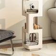 thumbnail image 4 of Living Room Rotating Bookshelf, Floor Standing, Corner Simple Bedroom TV, Small Bookshelf Storage Rack, 4 of 6