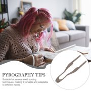 HONMEET Iron Pyrography Wire Tip Set for Wood Burning Tool, Ideal for Beginners and Craft Enthusiasts