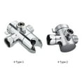 thumbnail image 4 of Dadypet Shower Head,Handheld Arm Diverter Arm Diverter Splitter 3-Way Diverter Valve Diverter Valve Mount Splitter Polished Part Valve Mount Handheld Diverter Splitter Polished IUPPA dsfen, 4 of 6