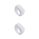 thumbnail image 1 of sweethay controlador de video de la yema del dedo compatible con bluetooth controlador de anillo de control remoto de teléfono móvil de plástico Blanco 2piezas, 1 of 6