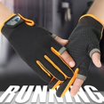 thumbnail image 4 of Outdoor Fishing Gloves Two Finger Luya Sunscreen Breathable Non-slip Leaky Finger Touch Screen Sports Bike Cycling Gloves, 4 of 10
