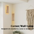 thumbnail image 7 of Kiven Wood Hover Corner Accent Light,Battery Operated LED Accent Wall Light, Dimmable Floating Corner Lamp, Modern Corner Wall Light for Dark Corner, Apartments, Dorms, Bedroom(Set of 2), 7 of 7