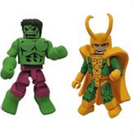 Diamond Select Toys Marvel Minimates Best of Series 2: Hulk and Loki,