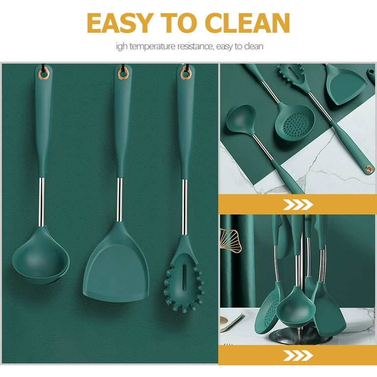 Ladle Soup Ladle Long Handle Soup Ladle Silicone Soup Spoon Non Stick Soup HolderLong Handle Soup Ladle Silicone Soup Spoon Non Stick Soup Scoop