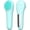Green, variant on Rechargeable Silicone Facial Cleansing Brush for Women & Men - 5 Modes Waterproof Face Scrubber with Heat Massage, Deep Cleansing & Exfoliating Electric Face Brush (Green)