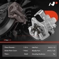 thumbnail image 2 of A-Premium Brake Caliper Assembly Compatible with Acura CSX 2006-2011 ILX 2013-2018 Honda Civic 2006-2015 Rear Left, 2 of 9