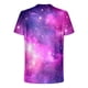 thumbnail image 4 of Camiseta Casual de Impresión Del Cielo de los Hombres, Cuello Redondo de Manga Corta para la Playa Y el Uso Diario, Camiseta de Verano Elástica para el Ocio Y la Fiesta, 4 of 5