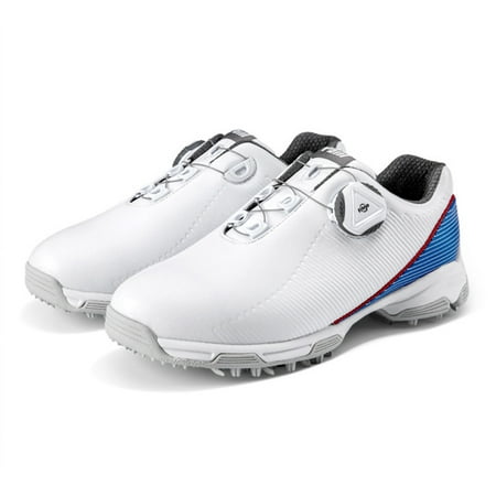 

Pgm Teenager Microfiber Waterproof Quick Lace up Golf Shoes Boys and Girls Breathable Non slip Pointed Sneakers XZ188