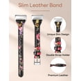 thumbnail image 4 of Wearlizer Leather Band Compatible with Charge 5 Bands for Women Men, Slim Leather Watch Strap Replacement Wristband Accessories for Charge 5 Band, 4 of 6