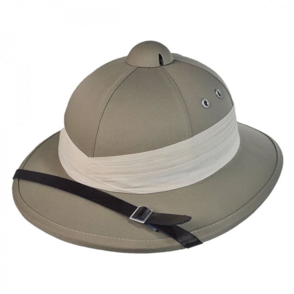 African Safari Pith Helmet - ADJUSTABLE - Khaki