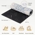 thumbnail image 6 of Area Rugs 3'x5', Blue Floral Carpet Runner Indoor Outdoor Rugs Home Decor Aesthetic, Country Wildflowers Vase Plants Retro Lines Non Slip Mats Washable Accent Rug for Living Room Bedroom, 6 of 8