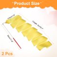 thumbnail image 2 of Uxcell 2 Pcs Dance Ribbons, 78.7" Rhythmic Gymnastics Ribbon Streamers Dancer Wand Twirling Dancing Ribbons for Artistic Dancing Gymnastics Training, Yellow, 2 of 7