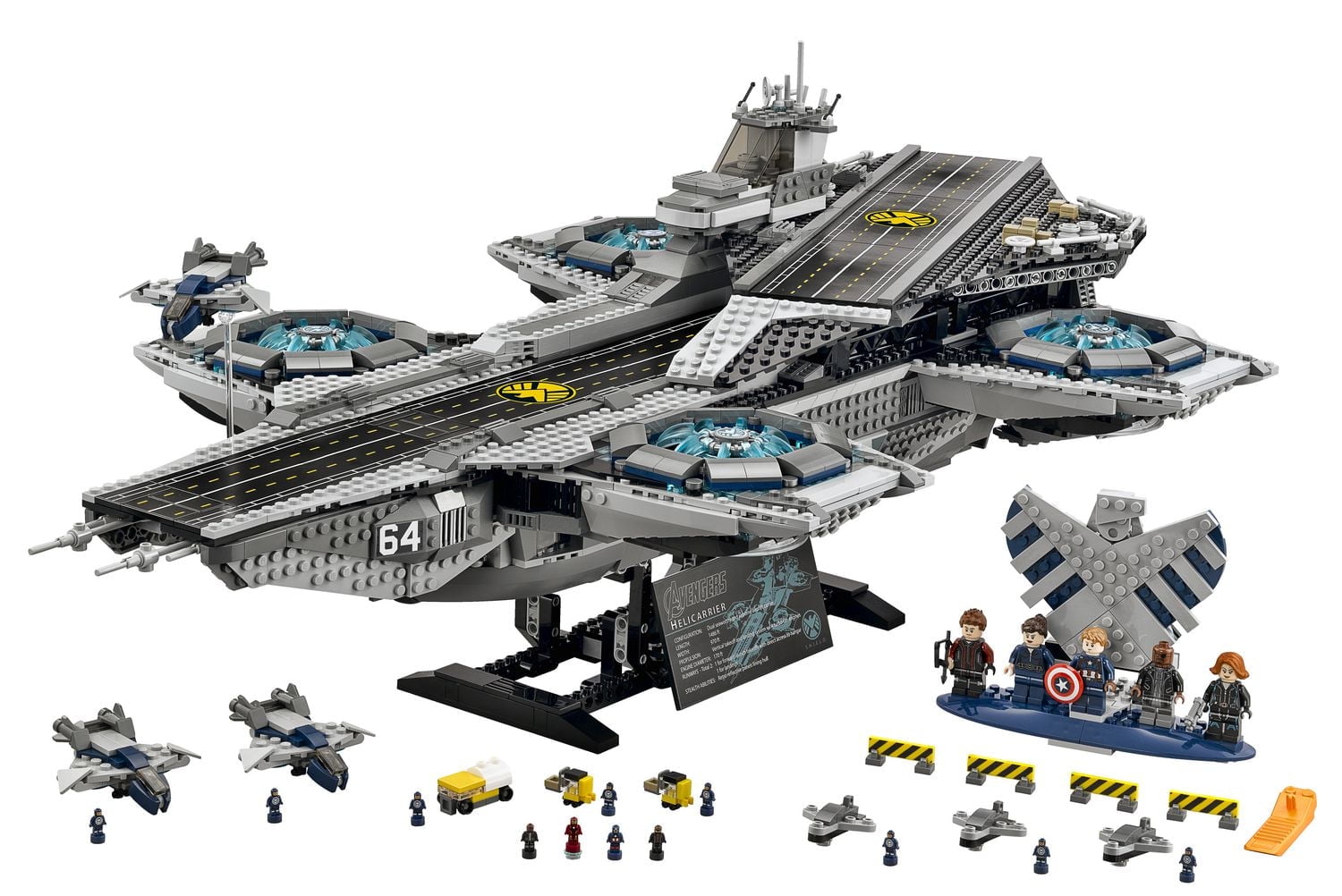 LEGO(MD) Super Heroes - L'hélitransporteur du SHIELD (76042)
