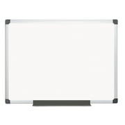 MasterVision MA0512170MV 36 in. x 48 in. Value Melamine Dry Erase Board - White Surface, Silver Aluminum Frame