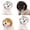 4 pc (2) Bob Hair, variant on 4-Piece Fun Pet Wig Set Cosplay Wigs for Halloween Christmas Costume Parties for Cats and Dogs
