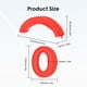 thumbnail image 3 of Almohadillas Silicona para Anker Soundcore Life Q20i () Color Rojo, 3 of 3