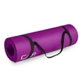 thumbnail image 1 of Esterilla de yoga CAP Barbell de alta densidad, 68 x 24 cm, 12 mm, color vino, 1 of 7