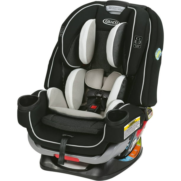 Graco 4ever Extend2fit 4 In 1 Convertible Car Seat Clove White Com - Baby Car Seat Graco All In One