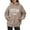 Khaki, variant on WENWU Hoodies for Women Long Sleeve Pullover Hoodie Sweatshirt Cozy Sweatshirts for Women Khaki Sweater Fall Sweatshirts for Women 2025 Street Style