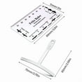 thumbnail image 5 of Stainless Steel Radius Gauge Universals Guitar Gauge Luthiers Tool String Height Ruler for Guitar Repair and Maintenance, 5 of 7