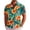 Orange, variant on Mens Hawaiian Shirt Short Sleeve Floral Button Down Casual Shirt Tropical Summer Beach Shirts Camp Collar Shirt Red 4XL