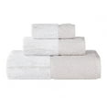 thumbnail image 3 of Superior Lodie Cotton Jacquard 3 Piece Towel Set, Black-Ivory, 3 of 10