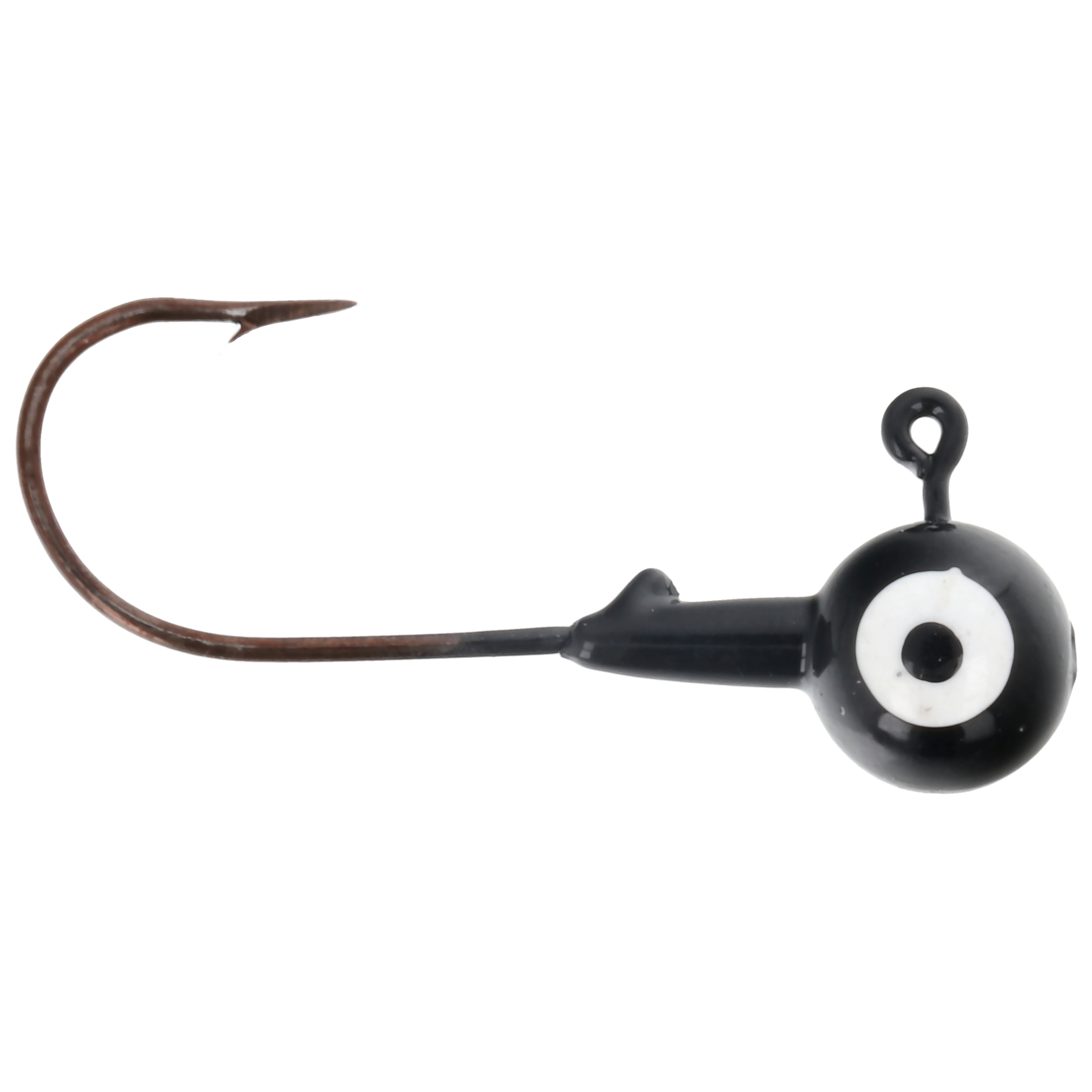 Eagle Claw Tin Ball Head Jig - Double eye - 5 pack - 1/8 oz - Black