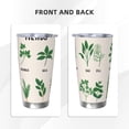 thumbnail image 3 of Goofa Herbs for 20 oz Skinny Tumbler Stainless Steel Coffee Mug Slim Vacuum Insulated Travel Cup Car Cup-Straw Three-piece Set, 3 of 8
